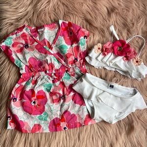 Janie and Jack swimsuit and coverup